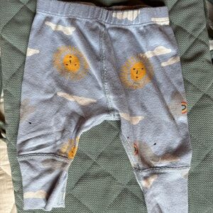 Kate Quinn baby bottoms 0-3 months sunshine and sky print